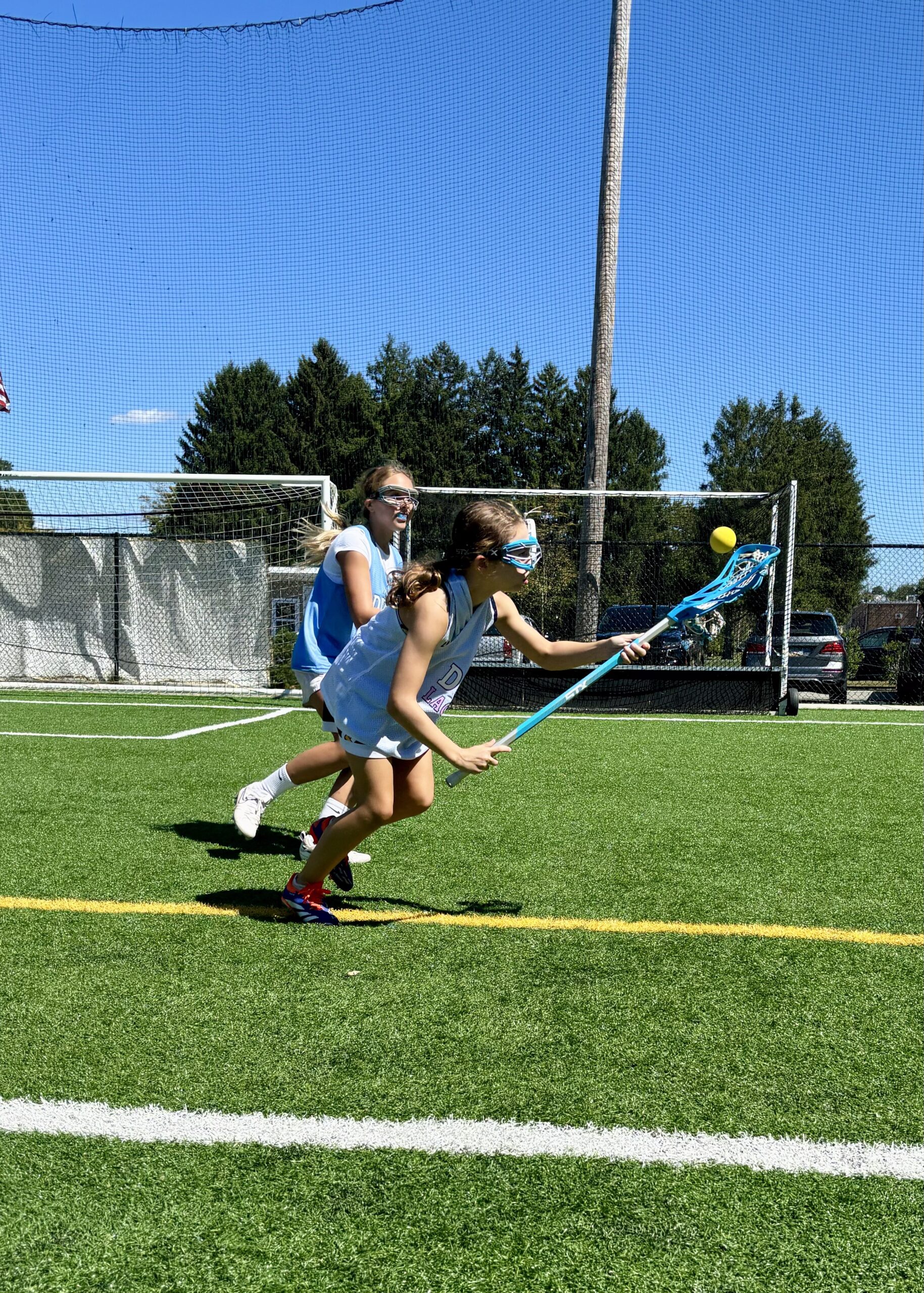 High School Girls Lax Training Girls lax players in Pennsylvania game